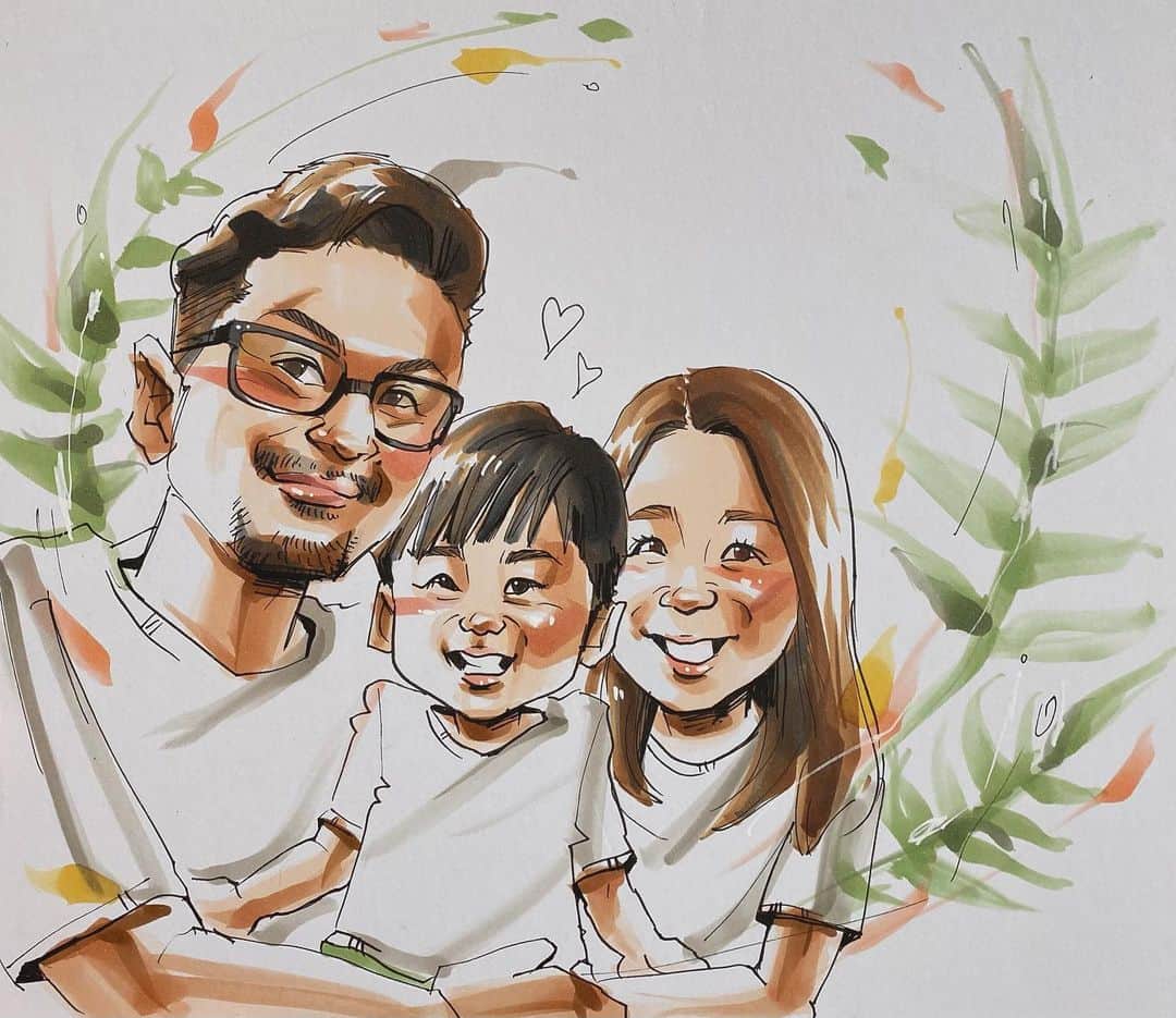 似顔絵★𝗚𝗢𝗥𝗜𝗞𝗜𝗡𝗚のインスタグラム