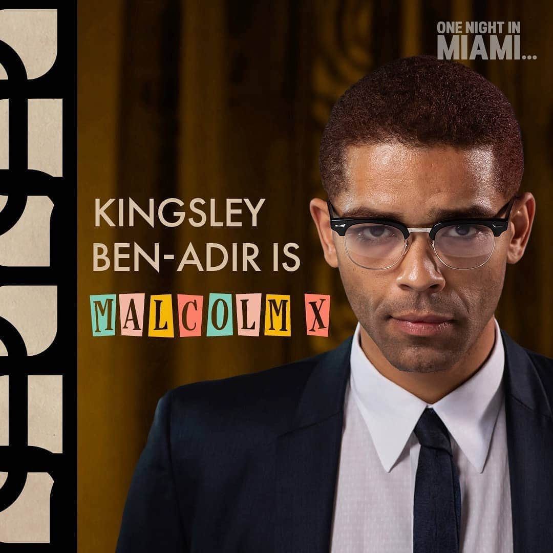 レジーナ・キングさんのインスタグラム写真 - (レジーナ・キングInstagram)「He was the last actor I cast to play one of our historical black avengers. I can't wait for you to witness #KingsleyBenAdir 's stunning portrayal of Malcolm X. #OneNightinMiami」12月24日 12時08分 - iamreginaking