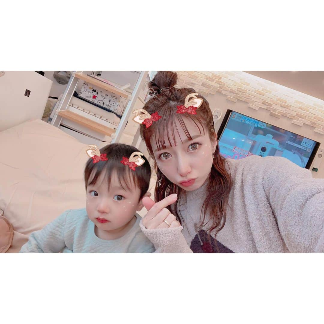 辻希美さんのインスタグラム写真 - (辻希美Instagram)「メリークリスマスイブ🎄🎅💕"」12月24日 12時26分 - tsujinozomi_official