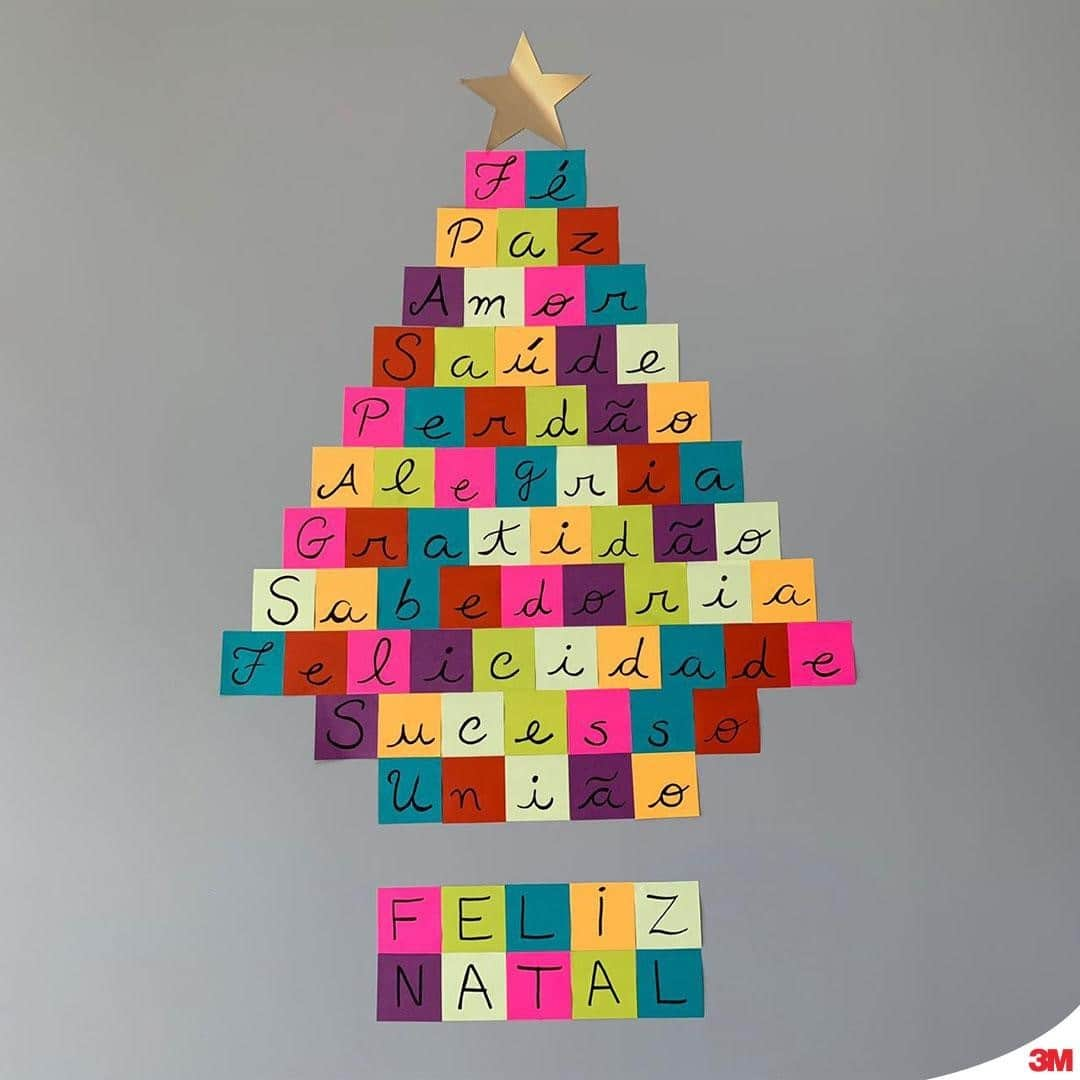 Post-it Brasilさんのインスタグラム写真 - (Post-it BrasilInstagram)「Estes são os nossos votos para cada um que esteve conosco este ano!   FELIZ NATAL!   #natal #decorecompostit #postitart #postitbrasil #árvoredenatal #decoracao #decoraçãodenatal #feliznatal」12月25日 0時00分 - postitbrasil