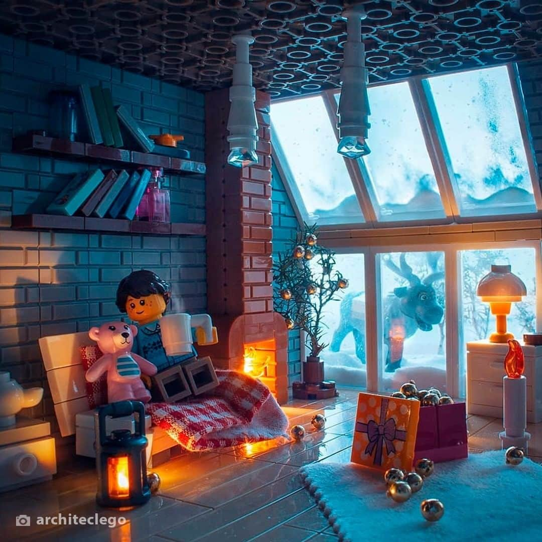 LEGOさんのインスタグラム写真 - (LEGOInstagram)「'Tis the season to be cosy ❤️    📸 @architeclego    #LEGO #LEGOPhotography #LEGOMinifigures #Toyphotography #Minifigures」12月25日 0時00分 - lego