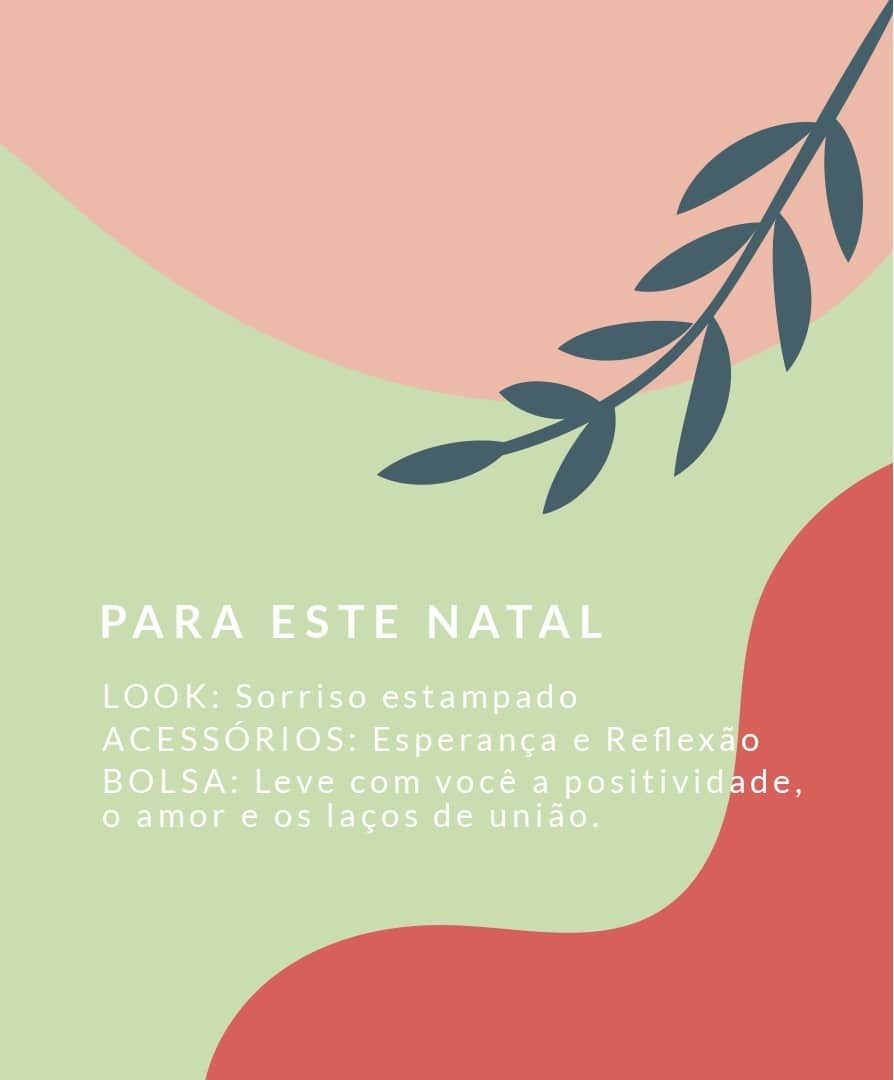 DECÊNCIAのインスタグラム：「Look: sorriso estampado. Acessórios: esperança e reflexão. Bolsa: leve com você a positividade, o amor e os laços de união. Tudo que a gente precisa para este Natal! Já estamos prontas, e você? 🎄😉 #decencia #natal #feliznatal」