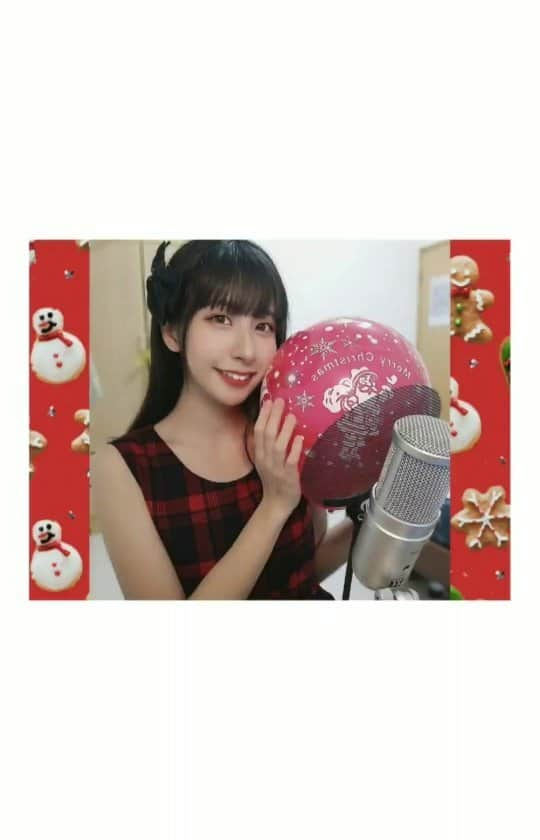 宮田留佳のインスタグラム：「🎅 - Merry Christmas!🎄🎁 第一次的cover唱了聖誕歌❣️ 希望你會喜歡❤️🥺 - 初めてのカバーはクリスマスソングにしました🎄🌠 優しい目で見てくれると嬉しいです😚☺️ - #isawmommykissingsantaclaus #聖誕節 #cover #AKB48TeamTP #AKB48 #二期生 #宮田留佳 #みやたるか #RUKA #followme」