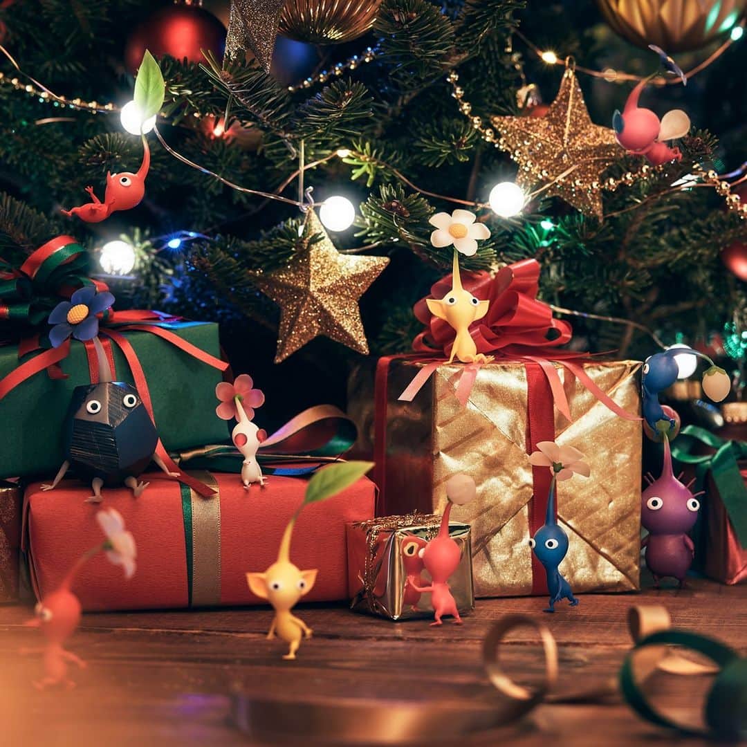 任天堂アメリカさんのインスタグラム写真 - (任天堂アメリカInstagram)「Wishing everyone a fun and festive holiday season! #Pikmin 3 Deluxe」12月25日 1時00分 - nintendoamerica