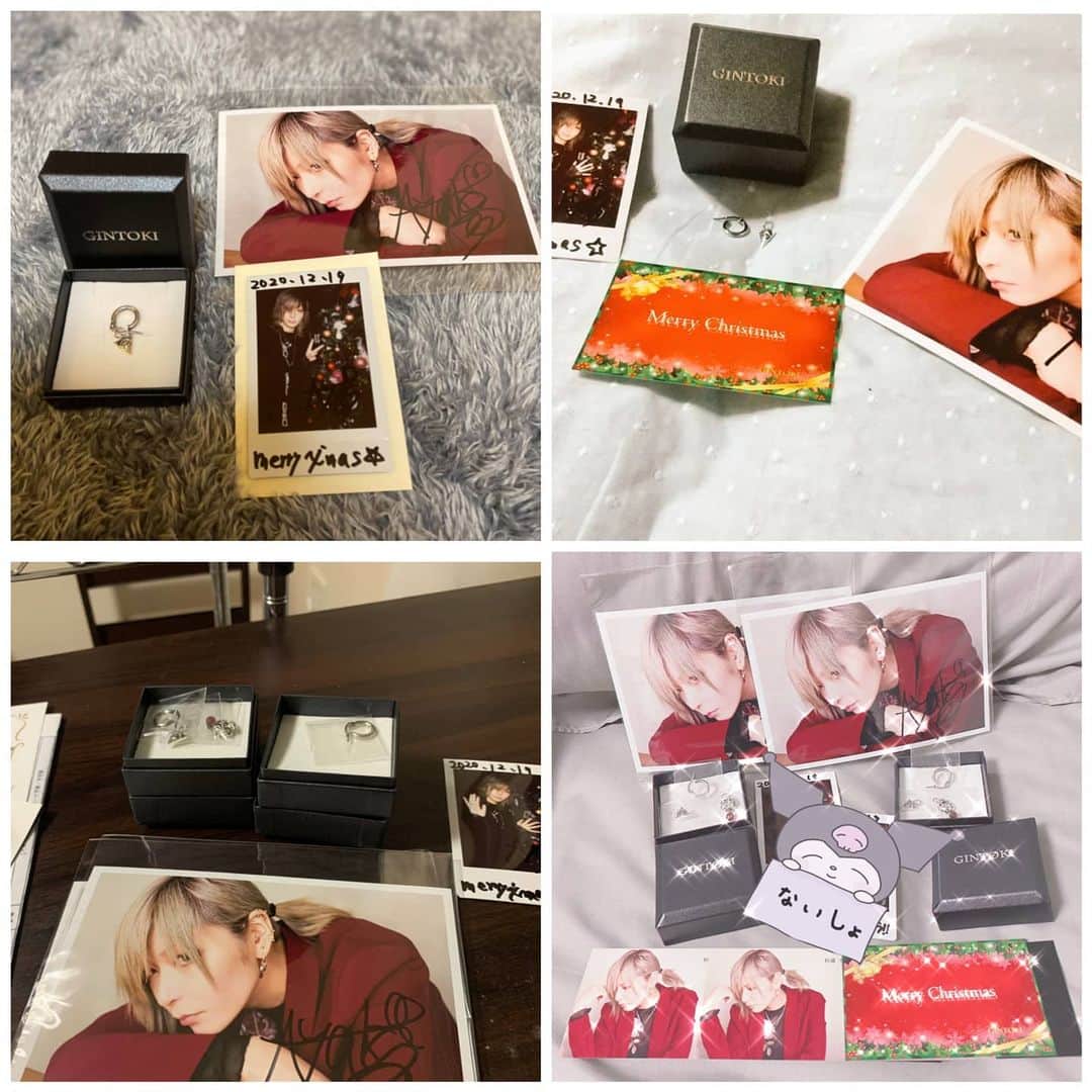 杉浦アヤカのインスタグラム：「コラボピアスが続々と皆さんに届いてる様子で凄く嬉しい。🎄🎁🎅🌟  #銀時 #アクセサリー #ピアス #クリスマス」