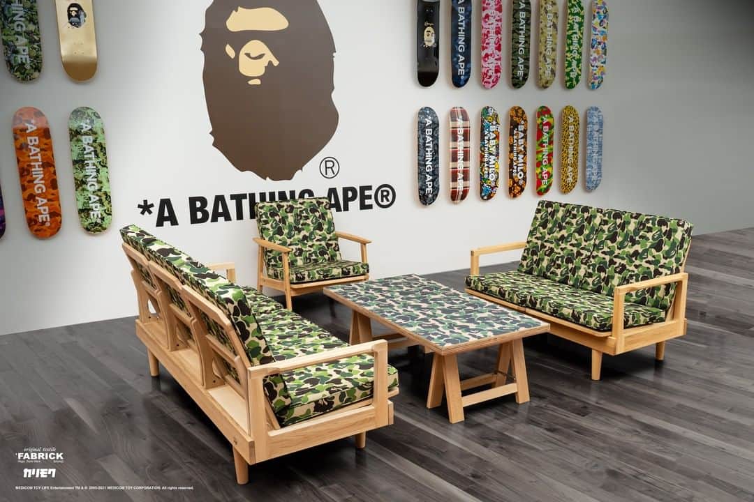 ア ベイシング エイプさんのインスタグラム写真 - (ア ベイシング エイプInstagram)「A BATHING APE®️ launched a new collection based on the theme of home, titled "BAPE HOME".  Fans can now add BAPE furniture and home goods into their everyday lifestyle.  #bape #abathingape #bapehome」12月24日 18時00分 - bape_japan