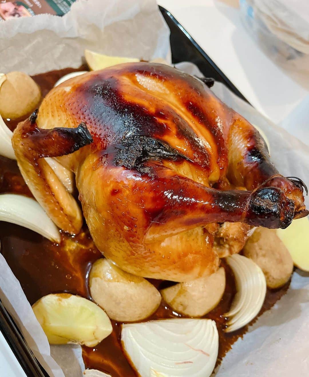 氷浦紫さんのインスタグラム写真 - (氷浦紫Instagram)「#MERYchristmas #chicken#turkey#quiche」12月24日 18時45分 - yukalihiula