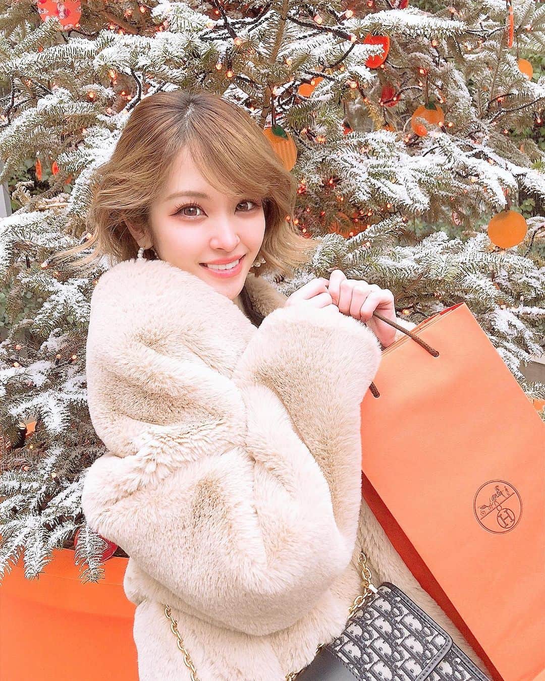 玉川来夢さんのインスタグラム写真 - (玉川来夢Instagram)「Merry Christmas Eve🌲🎁💝 #エルメスカフェ #エルメス #hermes」12月24日 19時13分 - ramu_tamagawa