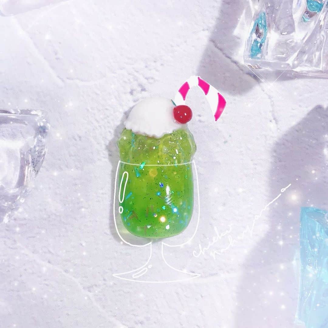 なかやまちえこのインスタグラム：「Cream soda nails 🍹⠀ ⠀ （インスタライブ私用商材は最後の画像をご覧ください😌🙏）⠀ PREGEL・Betty gel・きまぐれキャット・PREANFA・PREXY商品は、ネイリストの方は↓ ⠀ プリモール @nail_premall ⠀ http://gelnailshop.com/ ⠀ ⠀ キャンディポケット @candypocket_official ⠀ http://www.beautysupport.jp/sm/script_main/shoptop.php ⠀ ⠀ セルフの方は↓ ⠀ ジョイアート @joyartofficial ⠀ http://joyart.biz/ ⠀ ⠀ にて購入頂けます☺️⠀⠀  ⠀ #nail #nails #nailart #ネイル #美甲 #ネイルアート  #japanesenailart #manucure #japanesenails #manicurist #gelnails #أظافر #네일아트 #미용 #vẽmóng #ngườiđẹp  #เพ้นท์เล็บ #искусствоногтя #artedeuñas #เพ้นท์เล็บเจล #ジェルネイルデザイン #ネイルデザイン #senikuku #nagelkunst #クリームソーダ #クリームソーダネイル #creamsoda @pregelofficial @kimagure_cat_whim @bettygel_official @prexyofficial #ゆめかわ #ゆめかわネイル #kawaii」