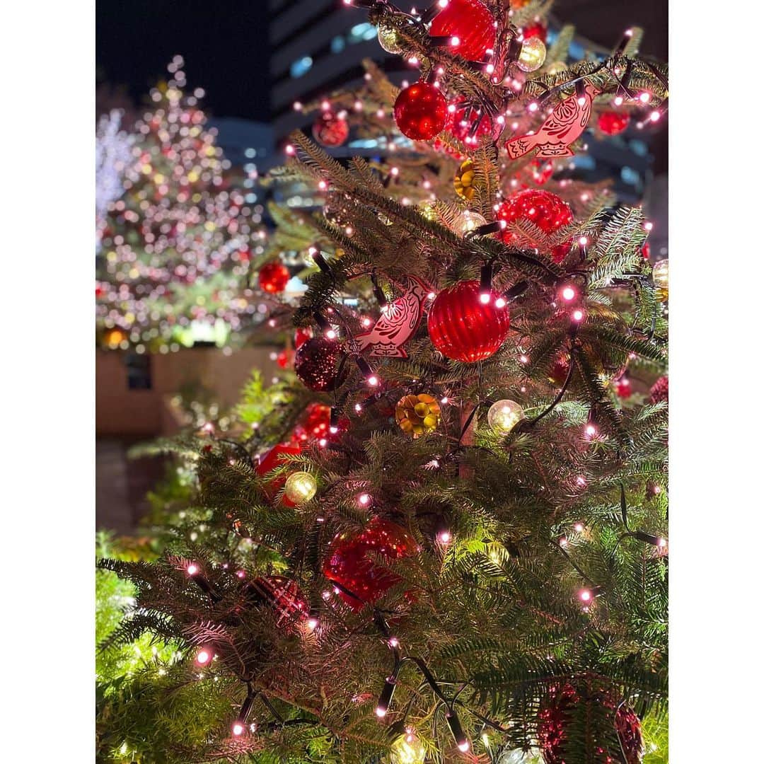 香音有希のインスタグラム：「フォルダに入ってたツリー 🎄🎄🎄 今年は好みのツリーを見かける度に撮ってまわってた模様😂まだある😂 . . Merry Christmas🎄✨✨✨ 皆さまにとって 素敵な時間になりますように (*´◒`*) . . #christmas  #christmastree  #🎄 #うっとり」