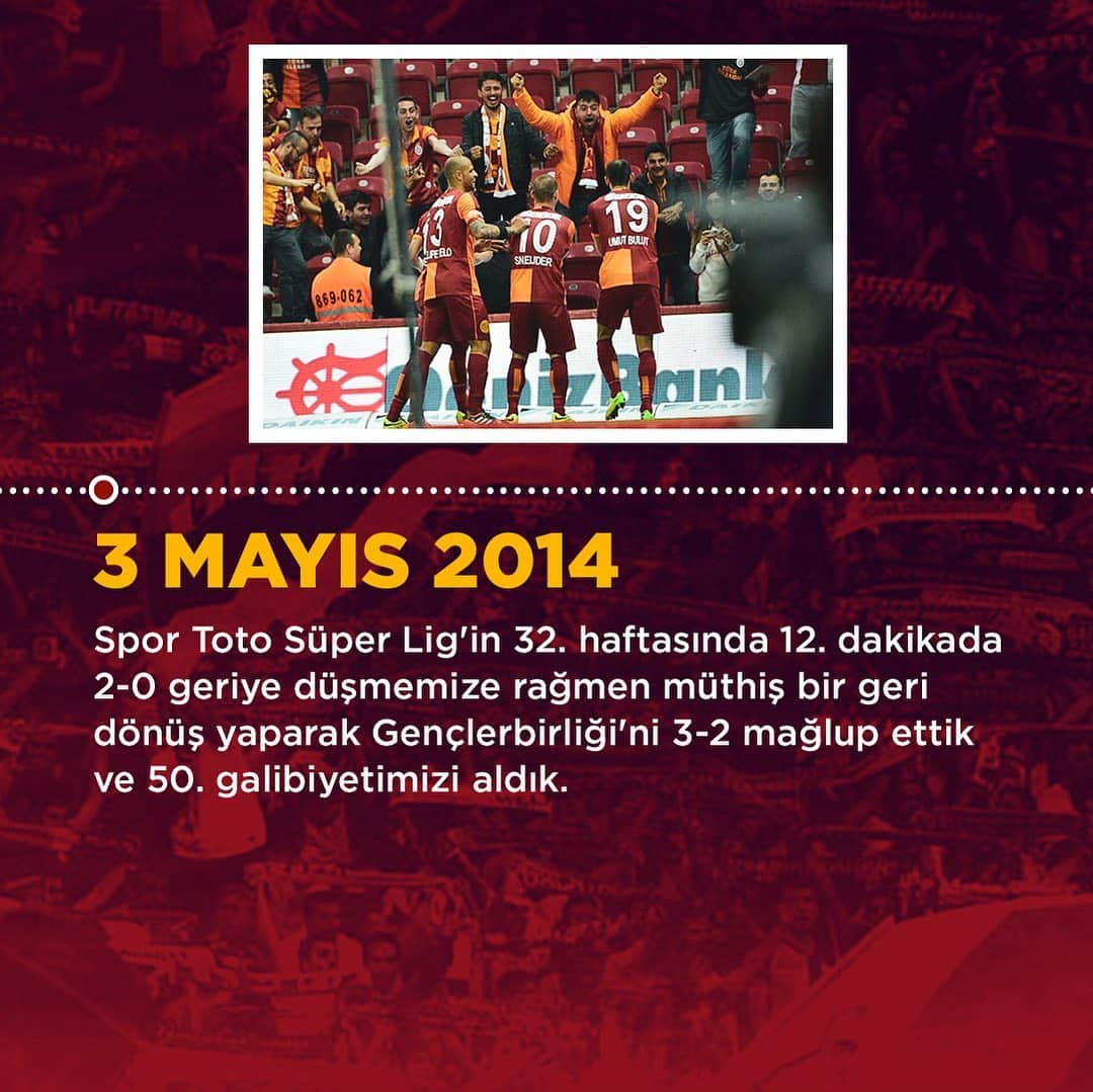 ガラタサライSKさんのインスタグラム写真 - (ガラタサライSKInstagram)「Galatasarayımız, Süper Lig'in 14. haftasında Göztepe'yi 3-1 yenerek Ali Sami Yen Spor Kompleksi Türk Telekom Stadı'nda resmi maçlarda 150. galibiyetine imza attı. #GalibiyetRuhundaVar   Detaylar 👉 www.galatasaray.org」12月24日 20時05分 - galatasaray