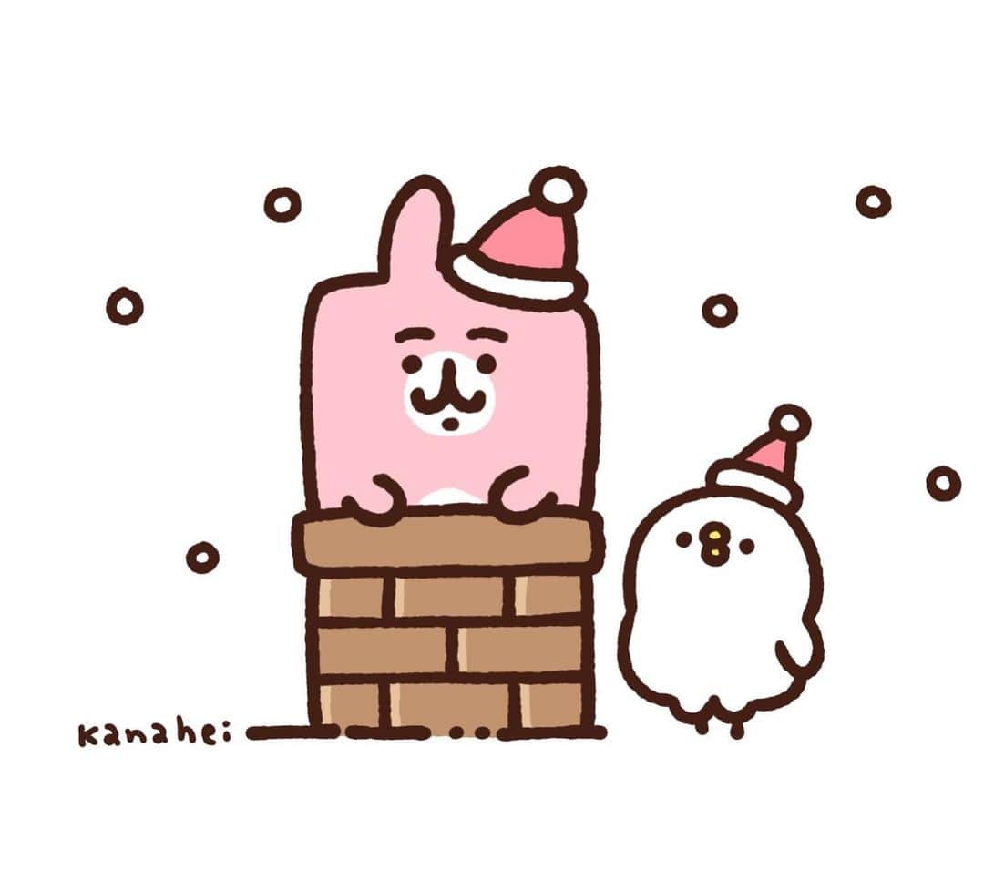カナヘイのインスタグラム：「エントツその後、 そしてメリークリスマス！🎄  #kanahei #卡娜赫拉 #卡娜赫拉的小動物」