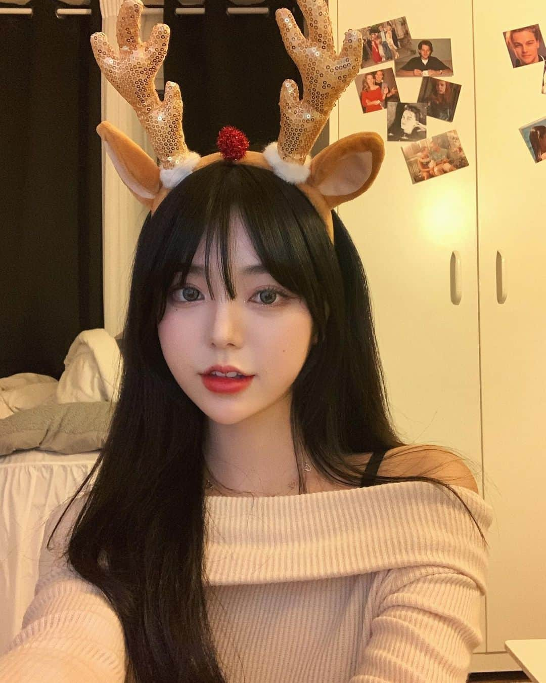 ユビンさんのインスタグラム写真 - (ユビンInstagram)「나능야 윱돌프 😛🎄🎅♥️ #메리크리스마스」12月24日 20時20分 - u.b1n