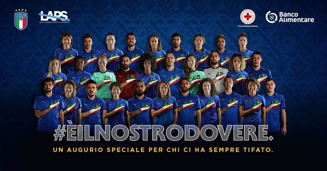 サッカーイタリア代表のインスタグラム