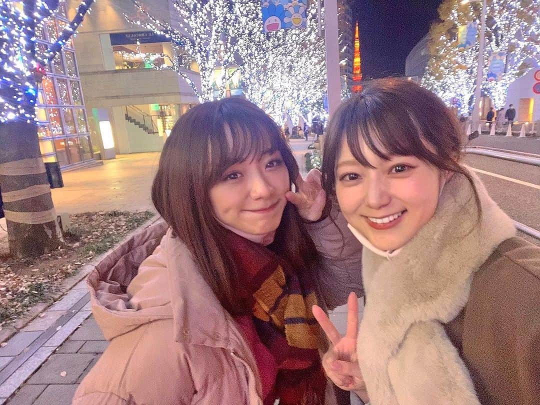 吉田悠希さんのインスタグラム写真 - (吉田悠希Instagram)「❤︎﻿ MERRY CHRISTMAS EVE 🎄💕﻿ 坂仲間の皆さんは #ひなくり2020 ですよね☺️﻿ ﻿ 先日、けやき坂のイルミネーションを﻿ 香澄ちゃんと観に行った時の写真を﻿ お裾分けです🌸✨﻿ ﻿ ﻿ ﻿ #東京タワーどこから見えるが脳内リピートされる景色 🗼」12月24日 20時33分 - yuki__yoshida__914