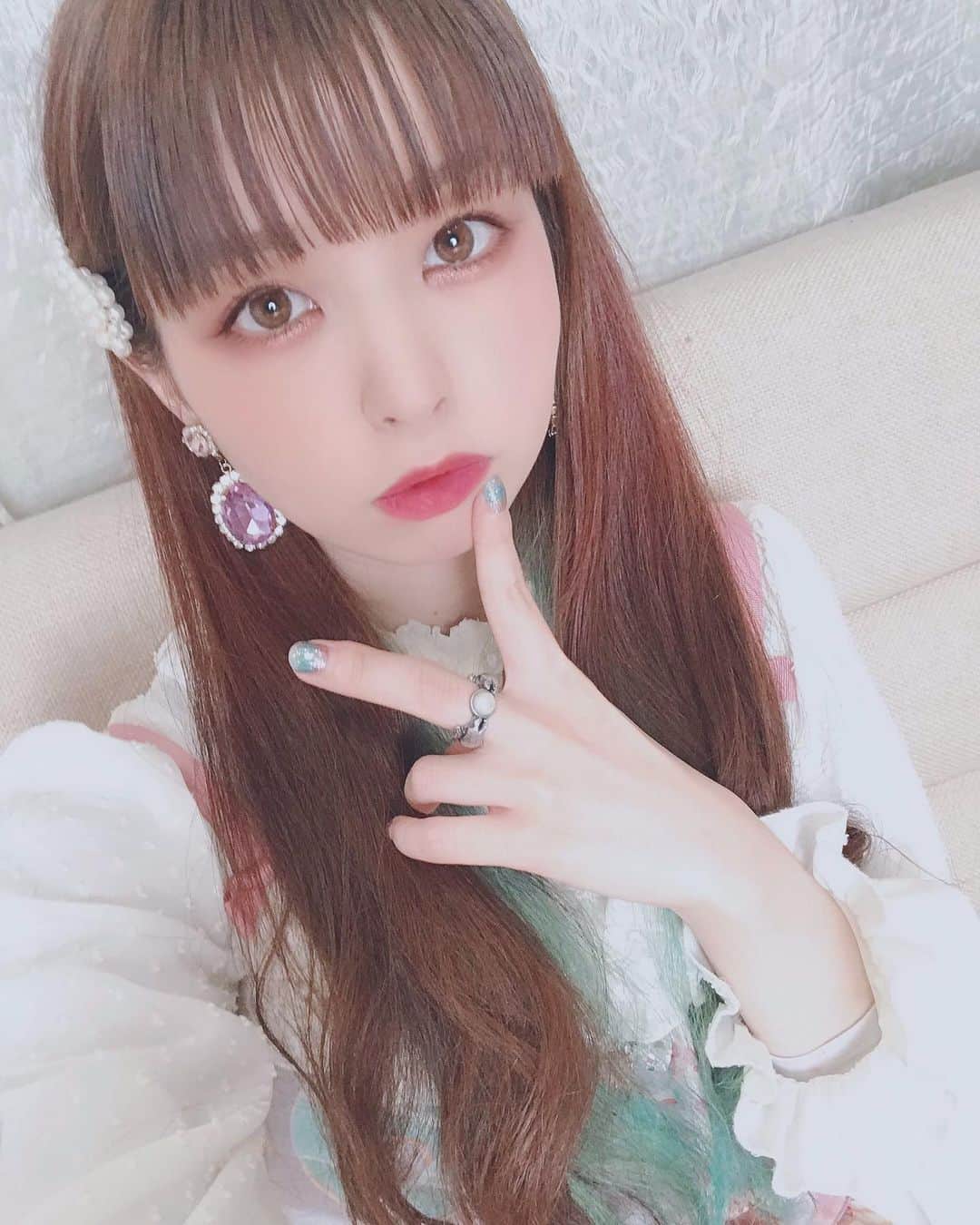 春奈るなのインスタグラム：「今日は撮影でした☺️☺️☺️🐚💜✨」