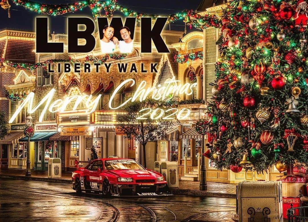 のインスタグラム：「Merry Christmas!! Wishing you joy, peace and good health this Holiday Season !! We will do more something special for all LB fund next year !! We will share with young generation the joy of car modification !! All the best !!」
