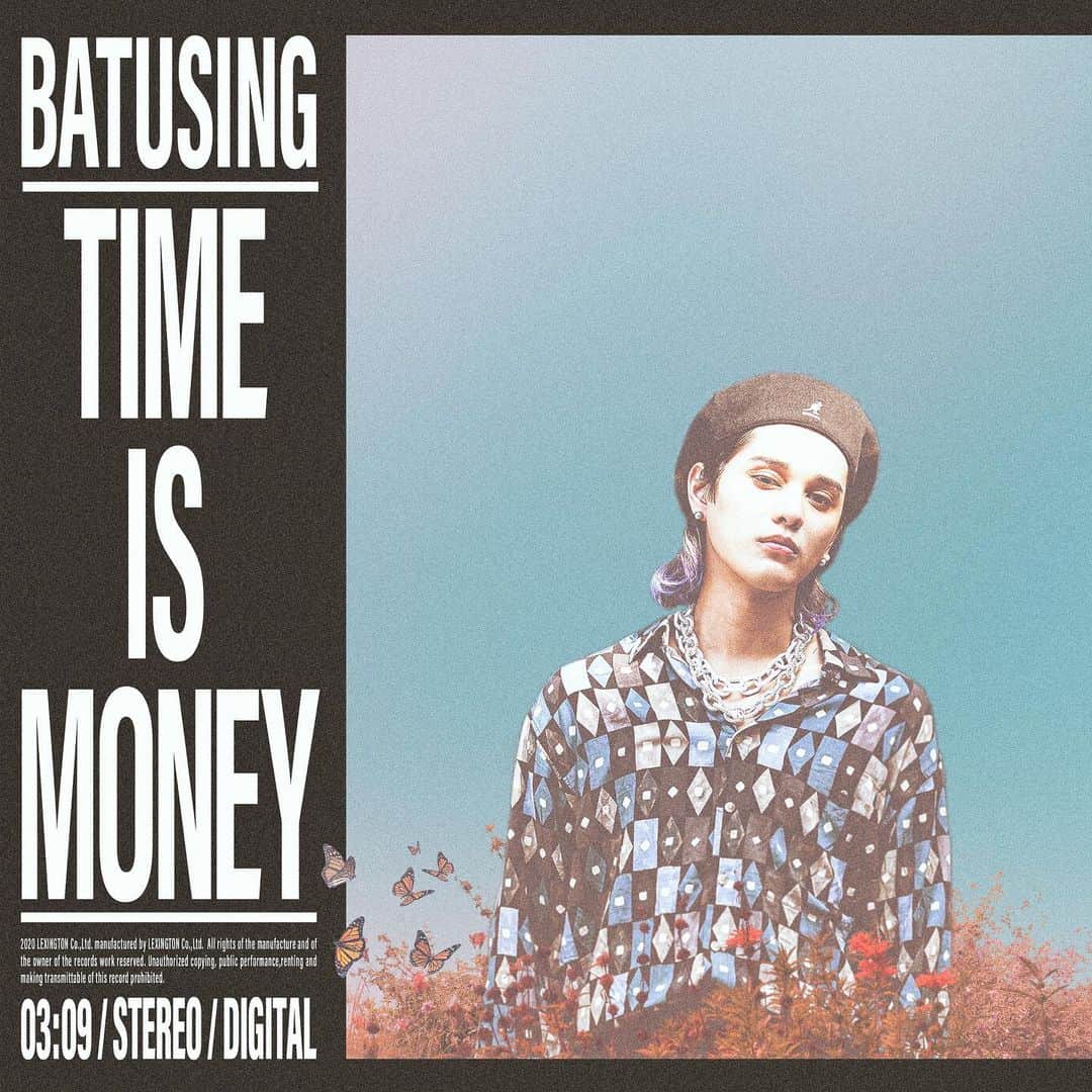 バトシンのインスタグラム：「1st single TIME IS MONEY  2021/12/25(Fri) Release  他にも三曲入れたEp 88と MVも二月中旬あたり公開するで  この後0時〜聴きまくってくれ〜 https://va.lnk.to/TIMEISMONEY  YouTube  https://youtube.com/channel/UCUDfuHcyrjieXgBSvDg1Ywg  ■Direction ELIONE @elione1987  ■Beats by: VLOT @vlot_aka_djtaku  ■Photo by: Daisuke Sugaya @d.iam」