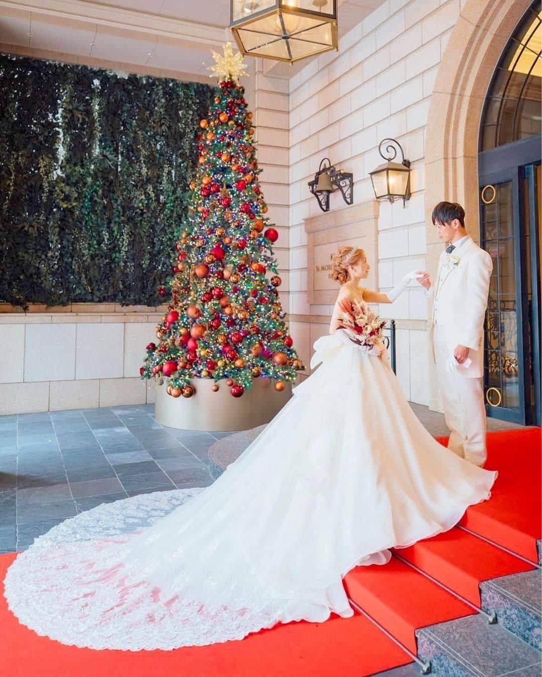 ♡プラコレWedding·⋆*さんのインスタグラム写真 - (♡プラコレWedding·⋆*Instagram)「@placolewedding【#DRESSY花嫁 】 【#プラコレ】をつけて投稿&フォローしてね♩ . ＝＝＝＝＝＝＝＝ . 本日12月24日はクリスマスイブ🎄✨ ツリーや装飾をバックに写した とってもロマンチックな ウェディングフォトをご紹介します＊  ぜひ【#撮影指示書】のご参考にも📷 . 👗Photo by... 1枚目:@sposablanca さん #スポサブランカ 2枚目:@shiopi_0308 さん 3枚目:@shiopi_0308さん #ハツコエンドウ 4枚目:@d.y.wedding_さん #トゥーレドゥー . ＝＝＝＝＝＝＝＝ 『#DRESSY花嫁』『#プラコレ』の ハッシュタグをつけて写真をUPしてね✦ 花嫁アプリ『DRESSY by プラコレ』の 記事に掲載＆リグラムされるかも♩ . みなさまからのいいねや保存 コメントをお待ちしています♥ 「このウェディングドレス可愛い！」 「ヘアスタイルも気になる！！」 「今の花嫁さんの流行りは！？」etc. . ＝＝＝＝＝＝＝＝ 花嫁アプリでは、 プロのアドバイザーに結婚式の相談を何度でも♡ ウェディングドレスの記事や、 自分のウェディングレポを残せちゃう♡” . ＞＞＞TOPのURLからcheck ⋈ @placolewedding ＞＞＞結婚のご相談は プラコレウェディングアドバイザーへ♡ @wedding_adviser ＞＞＞ウェディングレポを残したいなら、 farny by プラコレをcheck ✎ @farny_wedding ＞＞＞ウェディングアイデア＆DIYは ドレシーアイデアcheck ❁ @dressy_idea >>>素敵なドレスに出会いたい花嫁さま♡ @dressyonline_をcheck . ＝＝＝＝＝＝＝＝＝＝＝＝＝＝＝＝ . #プレ花嫁 #卒花 #花嫁 #卒花嫁 #結婚 #結婚式 #結婚準備 #花嫁準備 #weddingtbt #2021冬婚 #2021春婚 #wedding #カラードレス試着 #花嫁コーデ #ウェディングフォト #ドレス迷子 #撮影指示書 #結婚式コーデ #お色直し #クリスマスウェディング #クリスマスイブ」12月24日 21時09分 - placole_dressy