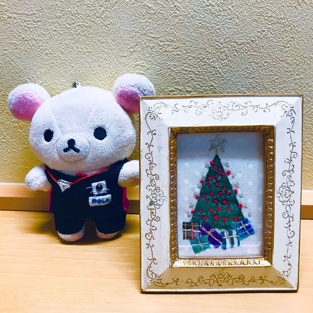 熨斗谷さくらのインスタグラム：「🎄🐻❄️🌸♥️✨ Made by mom🎁 Merry Christmas!! #Xmas2020#おうち時間  コリラックマ遠征行き過ぎで汚れてしまったけど😂🙏」