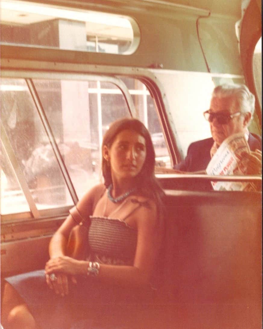 ボビー・ブラウンのインスタグラム：「Found in the depths of my vast archive. Not sure where I was but it looks like a foreign country. I was a turquoise queen who channeled #alimcgraw and #cher」