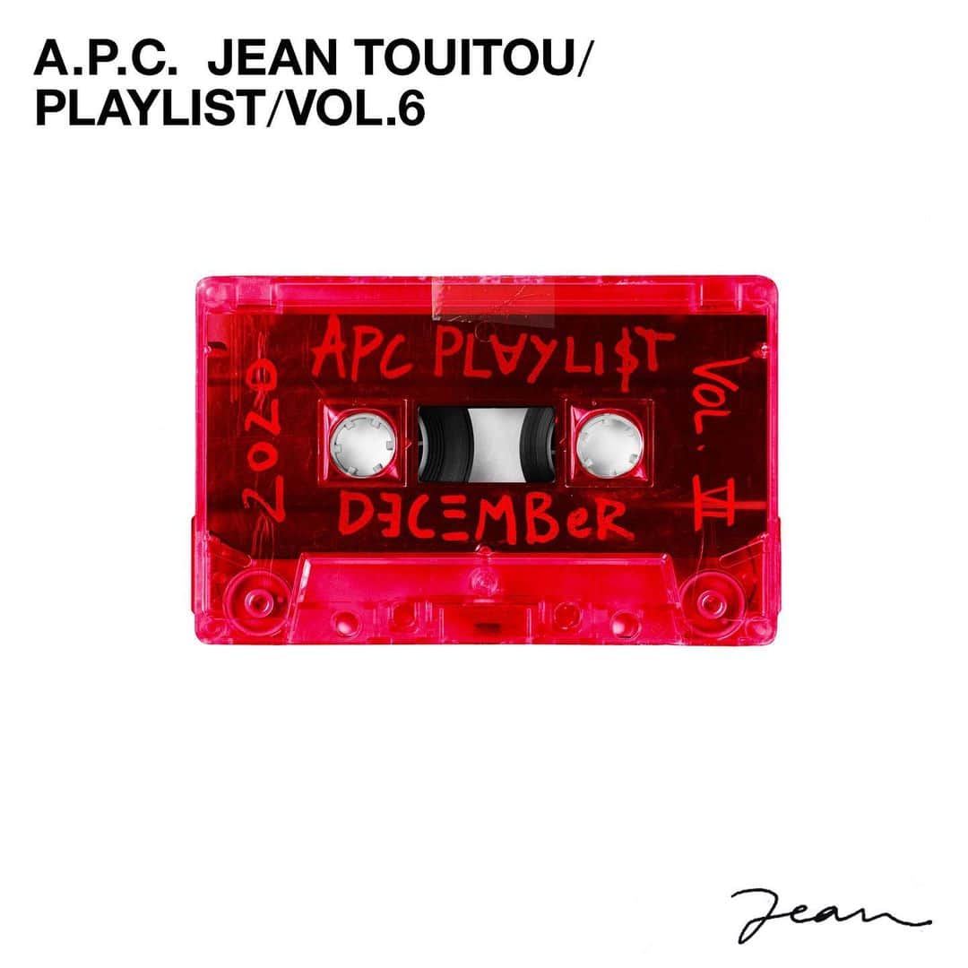アーペーセーのインスタグラム：「Jean Touitou playlist vol. 6⠀ ⠀ The sixth playlist of A.P.C. founder @jeantouitou is now available on Apple Music, Spotify, Deezer and YouTube.⠀ ⠀ Link in bio.⠀ ⠀ #APC #APCMusic #JeanTouitou」