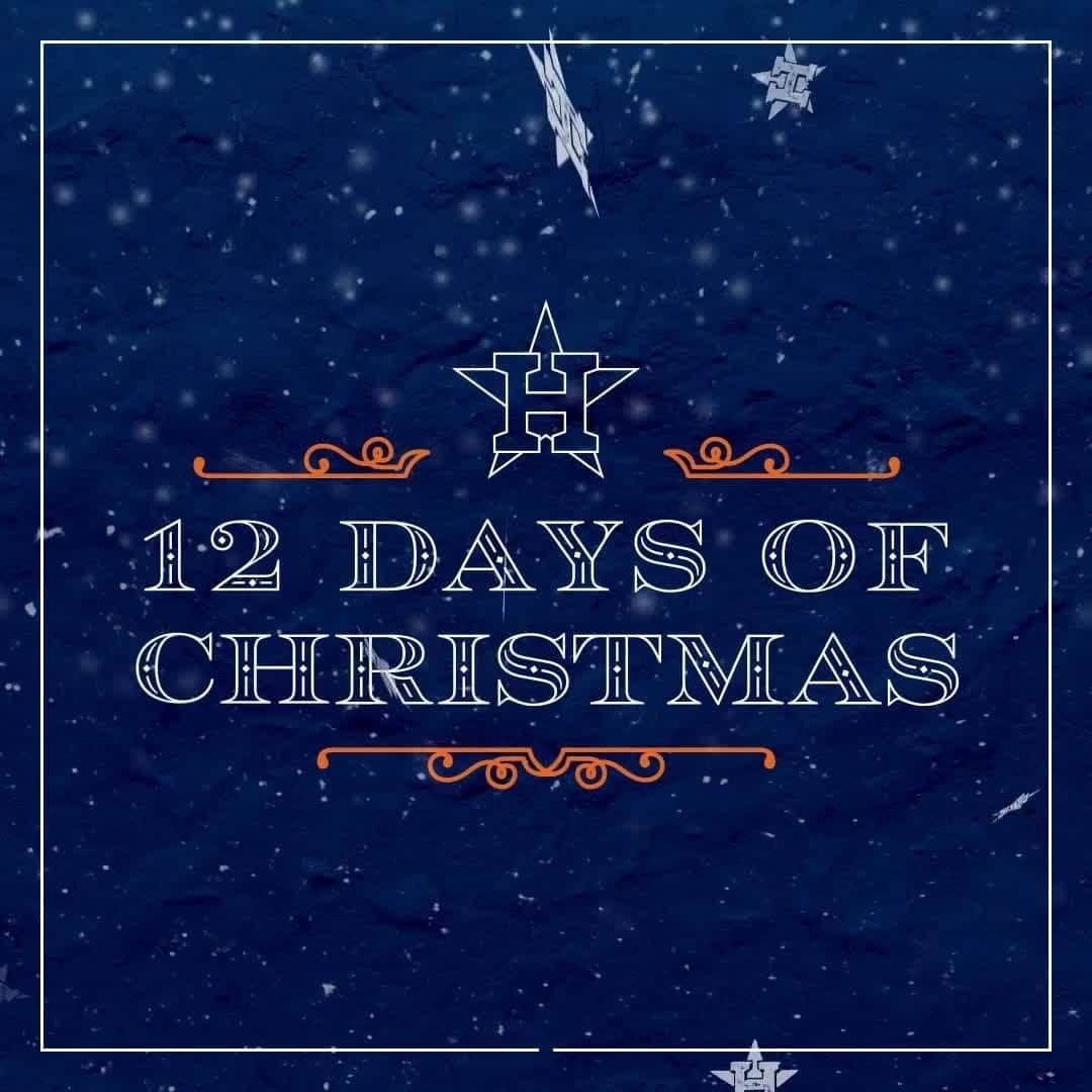 ヒューストン・アストロズのインスタグラム：「And that's a wrap on 12 Days of Christmas!」