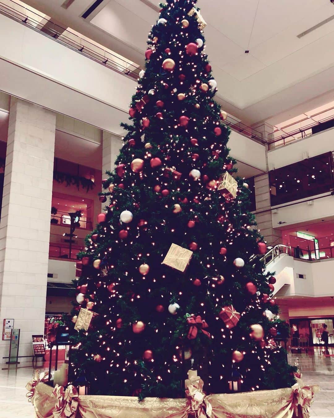 牧山純子のインスタグラム：「Merry Christmas!!  たくさんの方にお会いできて幸せでした🎄素敵なクリスマスを✨  #merrychristmas #メリークリスマス #ゲートシティ大崎」