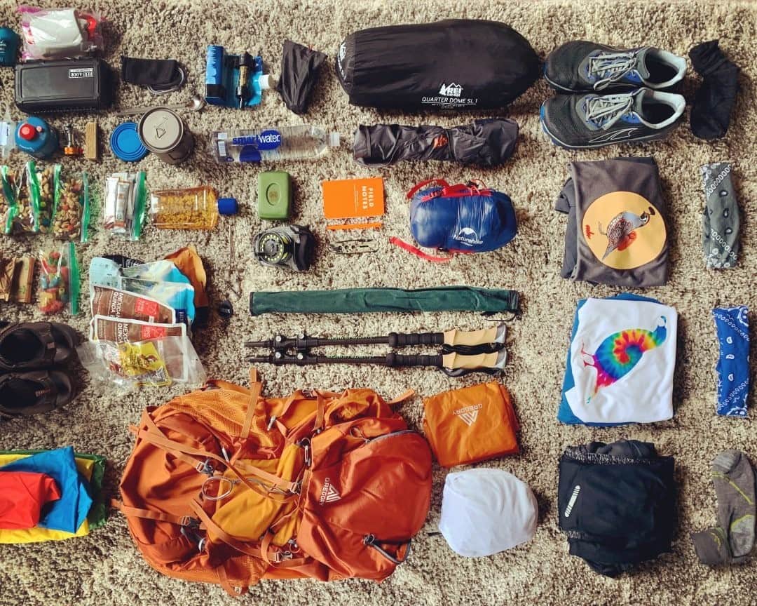 のインスタグラム：「Twas the night before...a trip and everything was laid out and ready to go!  Pc: @quailprofessor」