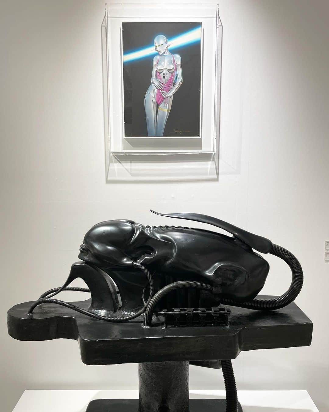 小木 "Poggy" 基史さんのインスタグラム写真 - (小木 "Poggy" 基史Instagram)「H.R.GIGER x SORAYAMA curated by Alessio Ascari (KALEIDOSCOPE) and Shinji Nanzuka (NANZUKA) at PARCOPARCO MUSEUM TOKYO & NANZUKA 2G🔥」12月25日 9時41分 - poggytheman