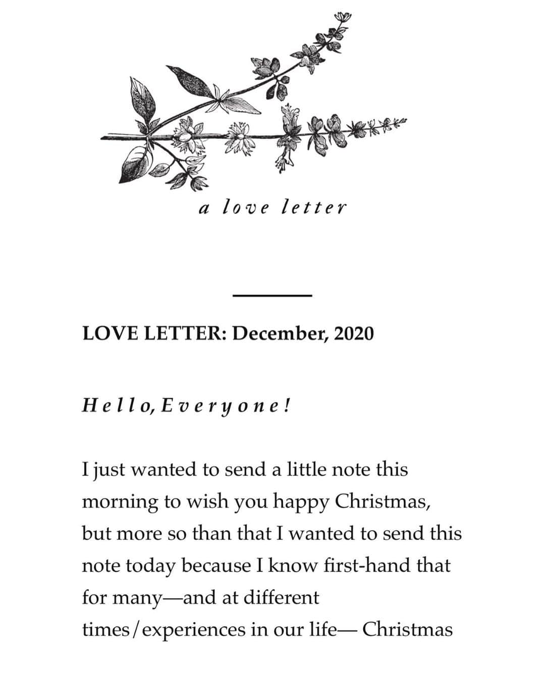 サマンサウィルスのインスタグラム：「💌 I send out a love letter each month (I say each month but the last one I sent was August...) from samanthawills.com. I don’t share them on here as they are intended to be sent to those who requested them. However, this months mail is a little different, so posting it here today. ⠀ ⠀ Sending extra love to everyone today. SWx」