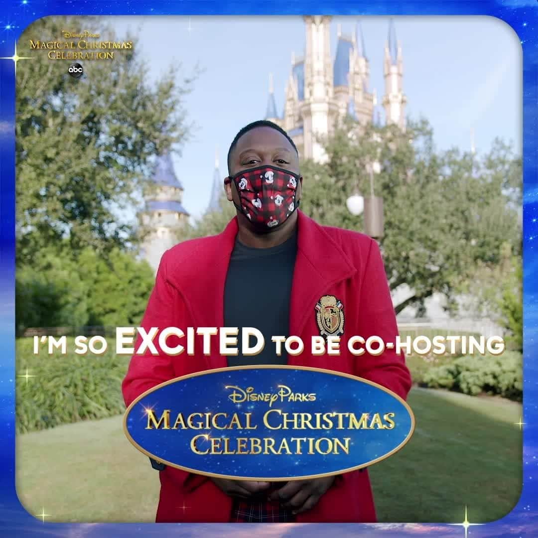 アメリカン・ブロードキャスティング・カンパニーのインスタグラム：「Our incredible co-host @instatituss is ready to welcome you to the #DisneyChristmasCelebration from @WaltDisneyWorld! It all starts tomorrow at 10e|9c|p on ABC.」