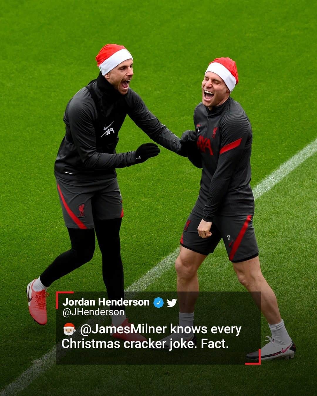 リヴァプールFCさんのインスタグラム写真 - (リヴァプールFCInstagram)「What's your best Christmas cracker joke, Reds? 😀 #LFC #LiverpoolFC」12月25日 3時03分 - liverpoolfc