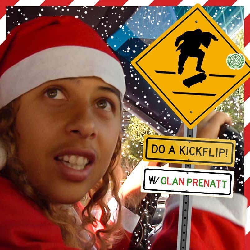 The Berricsさんのインスタグラム写真 - (The BerricsInstagram)「HAPPY HOLIDAYS!!! 🎅 Now DO A KICKFLIP!! 🎄 Hit the LINK IN BIO for a very special Santa edition of Do A Kickflip! with @olanprenatt now playing on TheBerrics.com 📺 #skateboardingisfun #berrics」12月25日 3時23分 - berrics