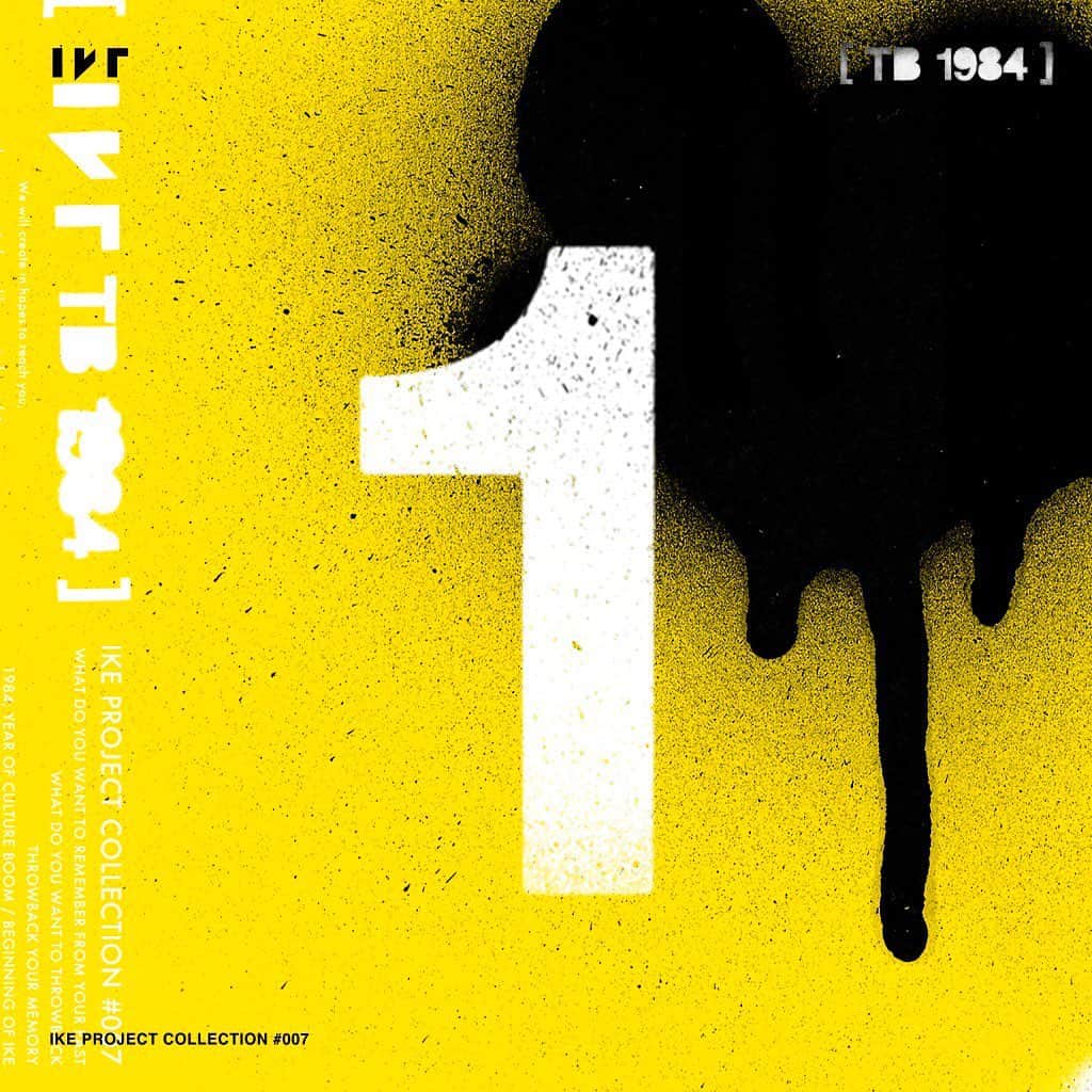 のインスタグラム：「@i_k_e_project #007 [ TB 1984 ] 本日 12月25日（金）12:00 よりオーダースタート !!!  nil-ike.com  @i_k_e_spyair #ike #ike_project #i_k_e #i_k_e_spyair #ike007 #tb1984 #1984 #throwback1984 #アイケーイー」