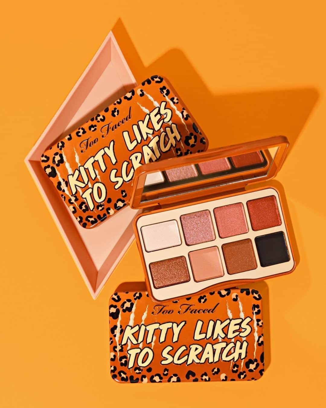 Too Facedのインスタグラム：「Create any look, anywhere with our NEW Kitty Likes To Scratch Mini Palette!! 😻 It's packed with rich neutrals in matte & shimmer shades that are perfect for any occasion. #toofaced」