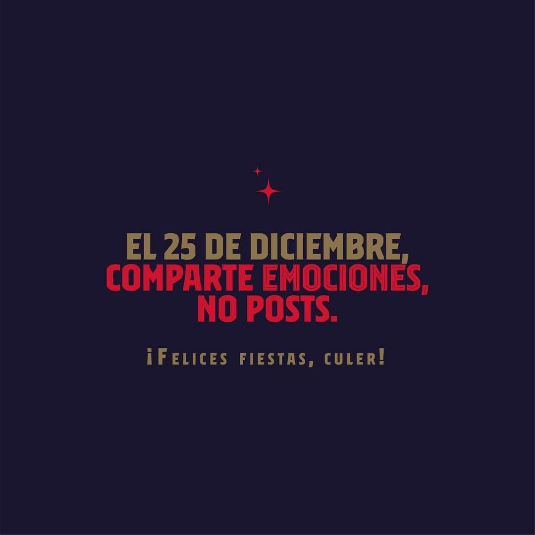 FCバルセロナさんのインスタグラム写真 - (FCバルセロナInstagram)「🙏 It's time to share feelings and spend time with your loved ones. For that reason, Culers, today on the first day of Christmas, we won't share anything on our social media channels. 🎄 Merry Christmas!  💙❤️ #SharingEmotions  🙏 Es momento de compartir emociones y dedicar tiempo a los tuyos. Por eso, Culers, esta Navidad no publicaremos nada en nuestros canales. 🎄 ¡Feliz Navidad a todos!  💙❤️ #CompartiendoEmociones  🙏 És moment de compartir emocions i dedicar temps als teus. Per això, Culers, aquest dia de Nadal no publicarem res als nostres canals. 🎄 Bon Nadal a tothom!  💙❤️ #CompartintEmocions」12月25日 4時29分 - fcbarcelona