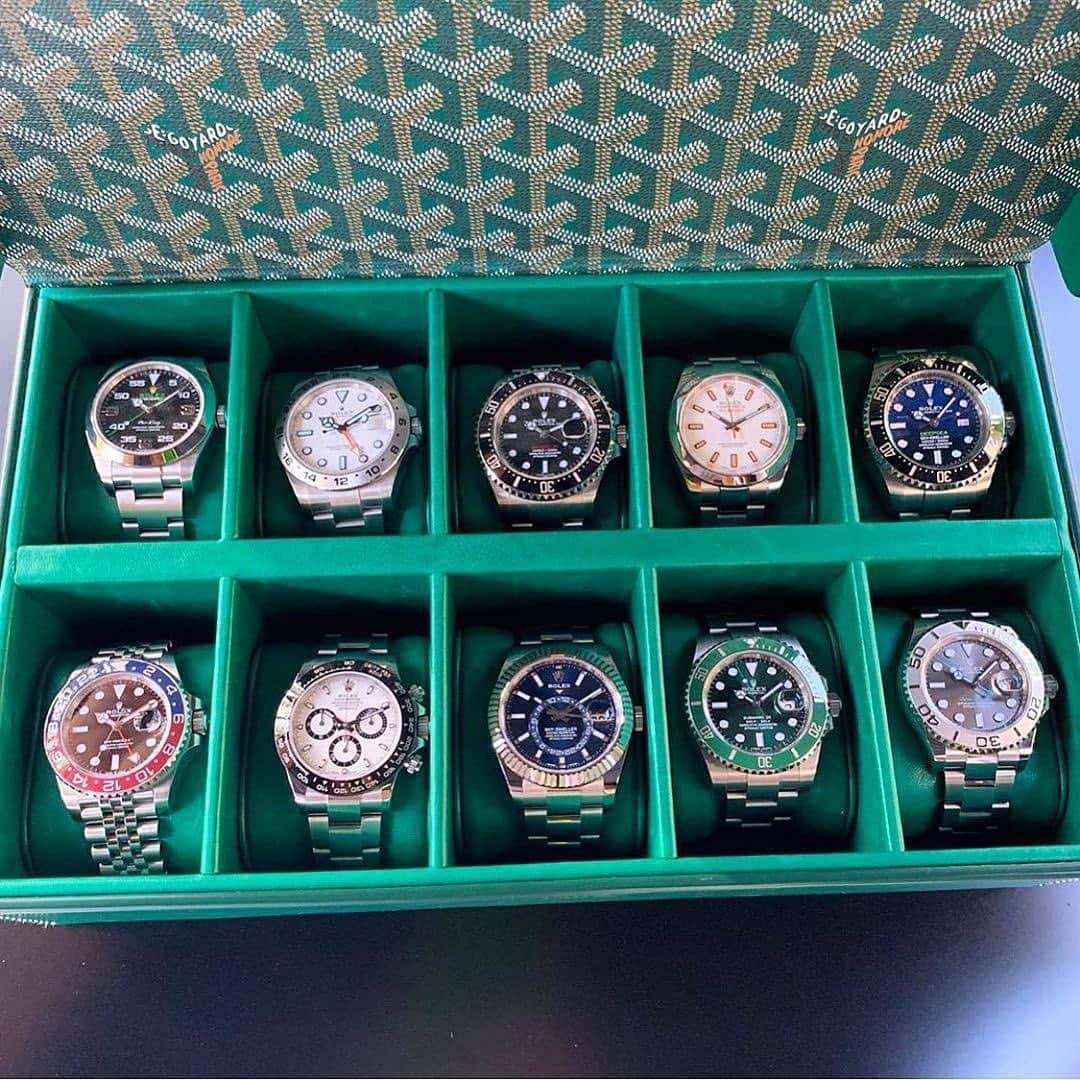 Daily Watchさんのインスタグラム写真 - (Daily WatchInstagram)「Amazing Rolex collection. Which one is your favorite? 🤔 Photo by @appanerairm」12月25日 8時21分 - dailywatch