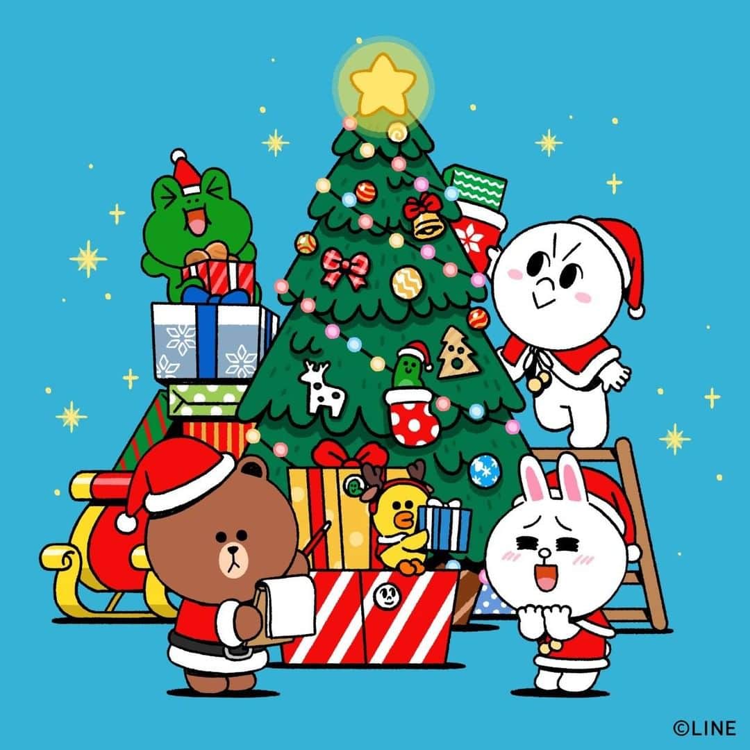 LINE FRIENDSさんのインスタグラム写真 - (LINE FRIENDSInstagram)「Oh BROWN, You keep us guessing! 🎁 #whats #inside ⠀ #BROWN #CONY #SALLY #MOON #EDWARD #LEONARD #TREE #present #surprise #holiday #winter #yearend」12月25日 11時00分 - linefriends