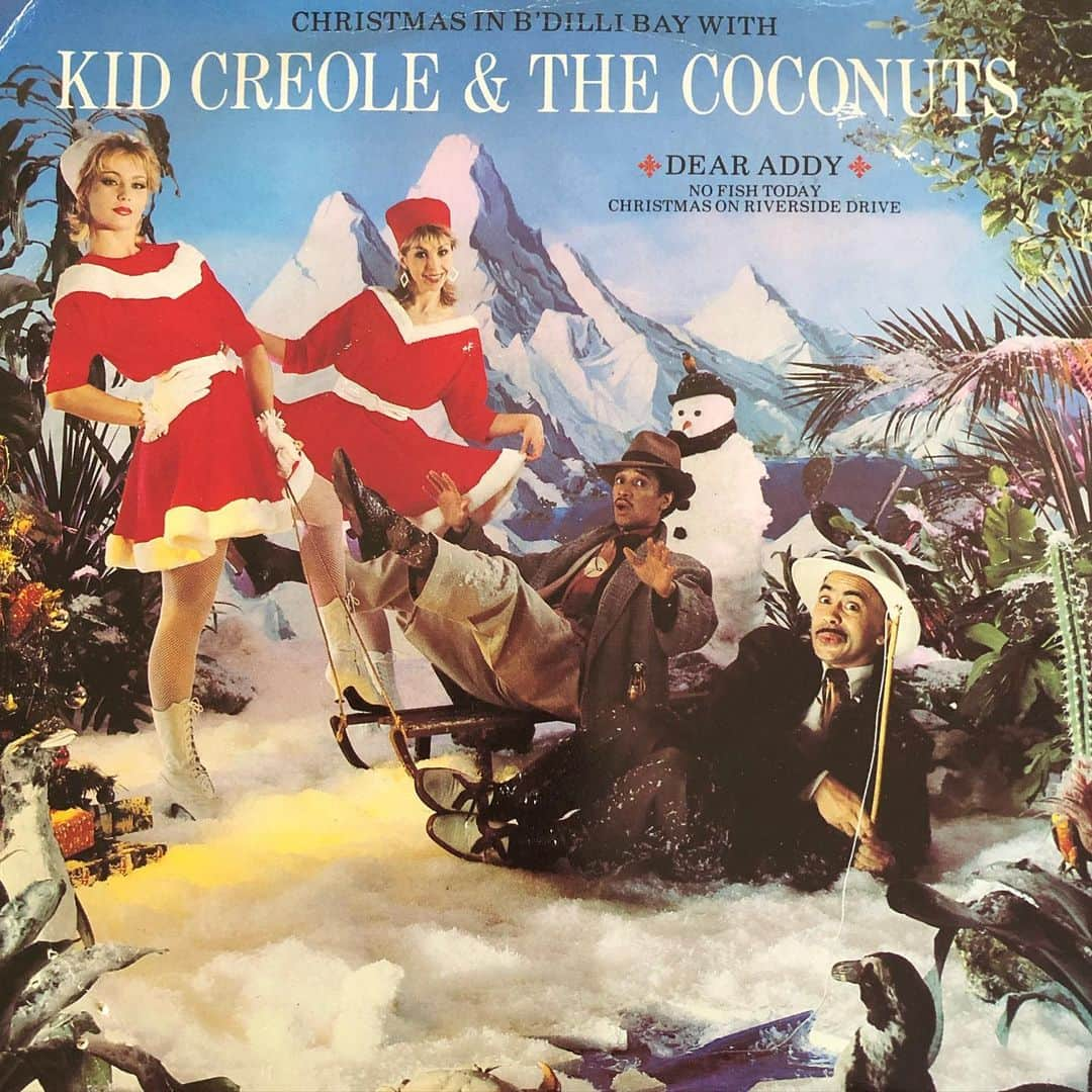 MUROさんのインスタグラム写真 - (MUROInstagram)「#45friday🍩 🎅 #1982 #zerecords  #islandrecords  #kidcreoleandthecoconuts  #christmasonreverdrive #nofishtoday」12月25日 11時07分 - dj_muro