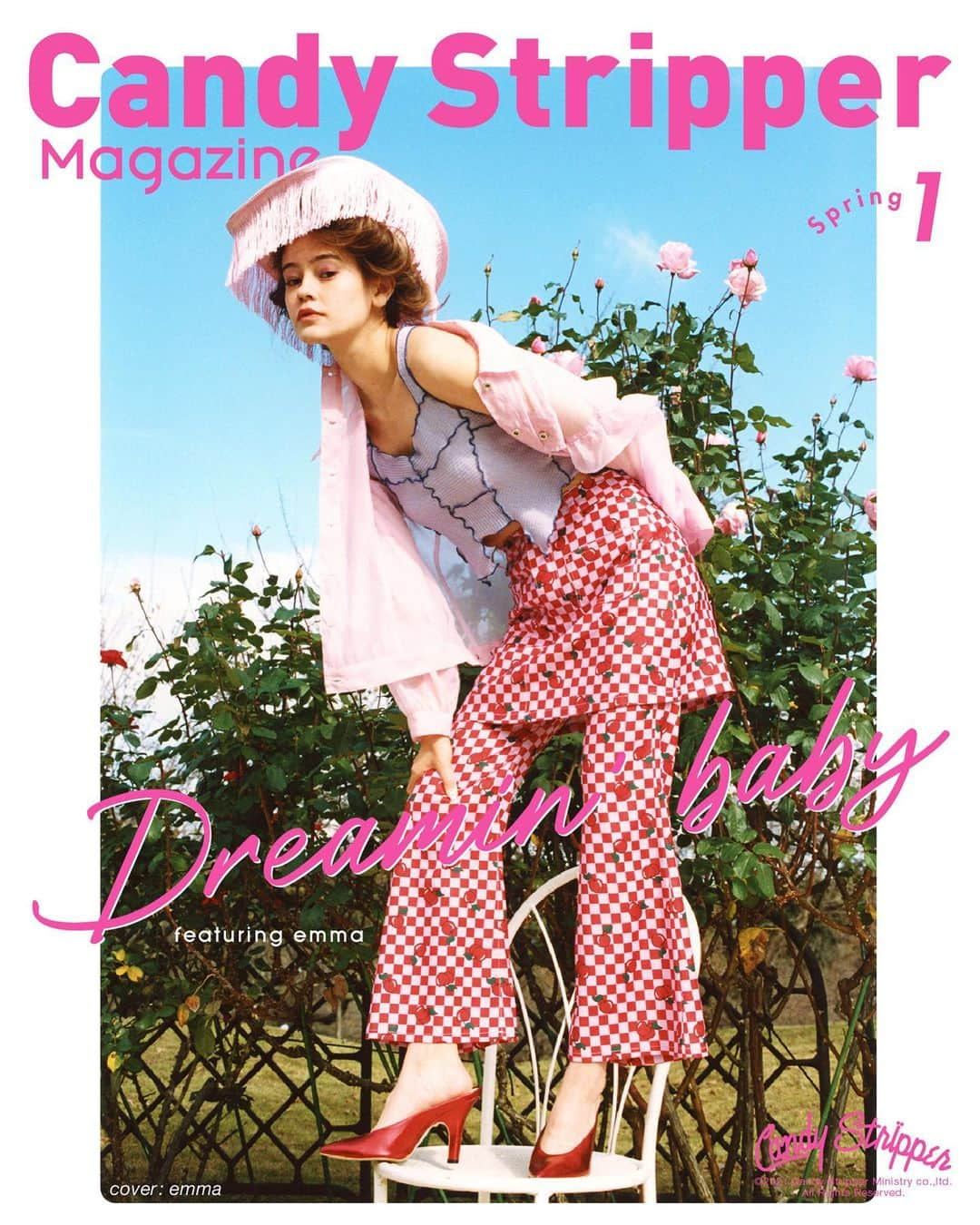 Candy Stripperさんのインスタグラム写真 - (Candy StripperInstagram)「.﻿ Candy Stripper Web Magazine 1月号 vol.1 Web Magazine最新号が公開中です。 ﻿ 最新号のテーマは「Dreamin' baby」。モデルはemma。 バラに囲まれたロマンティックな世界観の中、Candyの春の新作を夢いっぱいに着こなします。 「好きなものだけ抱きしめて、甘い夢の続きを描くようにただトキめくために、服を着る」"女の子の可愛い"を詰め込んだ、ファッションストーリーをお楽しみください。  Model: ﻿ @okss2121  Photo : ﻿ @youtojah  Hair Make-up : @rei_fukuoka  Styling: @shinosuganuma  Composition&text : @urarinurarin  Design : @odag_works ﻿ Flower : @naoten10  ﻿ Candy Stripper MagazineはプロフィールページのURLからご覧いただけます✅﻿ ﻿ #candystripper ﻿ #2020Spring #BEALRIGHT #candystore」12月25日 11時59分 - candystripper_official