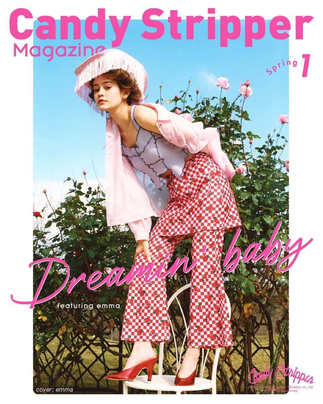 板橋よしえのインスタグラム：「.﻿ Candy Stripper Magazine 1月号  ﻿ ⌇𝐷𝑟𝑒𝑎𝑚𝑖𝑛 𝑏𝑎𝑏𝑦🌹⌇  Model: ﻿ @okss2121  Photo : ﻿ @youtojah  Hair&Make-up : @rei_fukuoka  Styling : @shinosuganuma Composition&text : @urarinurarin  Design : @odag_works  Flower : @naoten10  ﻿ Candy Stripper MagazineはプロフィールページのURLからご覧いただけます♡  #candystripper  #candystripper_magazine 1月号 #emma」