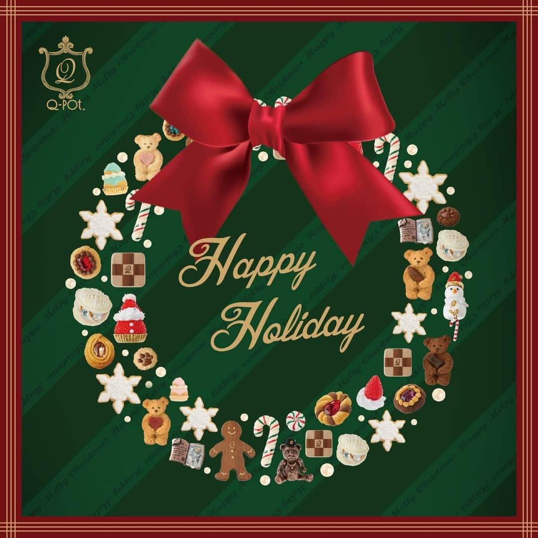 キューポットさんのインスタグラム写真 - (キューポットInstagram)「★★★  🎁🌟🥂🎄✨🎂 🕯  HAPPY HOLIDAYS  Wish you all have sweet holidays!  From Q-pot. family♥  🎁🌟🥂🎄✨🎂 🕯  #qpot #qpotjapan #キューポット #qpotaccessory #holiday #christmas #xmas #christmasgift #xmasgift #happyholiday #holidays #merrychristmas」12月25日 12時00分 - press_qpot_international