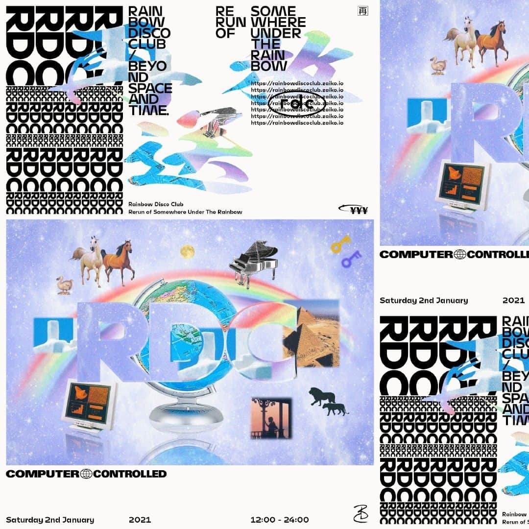 Block.fmのインスタグラム：「オンライン開催となったRainbow Disco Club、1/2に再配信が決定！DJ NOBU、Soichi Terada、Licaxxx、CYK、machìnaらのセットを配信。4月の配信を見逃した方は必見。⁠ ⁠ 詳細はlink in bio」
