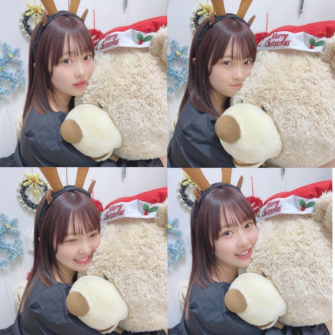 山根涼羽さんのインスタグラム写真 - (山根涼羽Instagram)「Merry X'mas 🧸🤍」12月25日 13時01分 - suzuha48yamane16