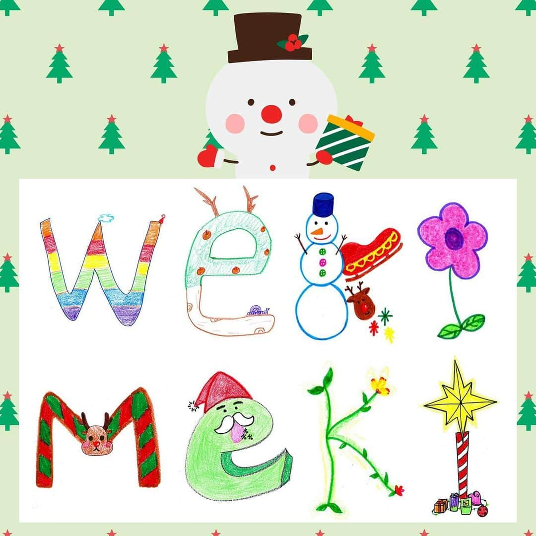 Weki Mekiのインスタグラム：「여러분 모두 메리 크리스마스🎄☃ 위키미키와 함께 멋진 하루 보내세요!🧡  Merry Christmas Everyone!🎄☃ Hope you have a wonderful day with WekiMeki🧡  #위키미키 #WekiMeki #지수연 #엘리 #최유정 #김도연 #세이 #루아 #리나 #루시」