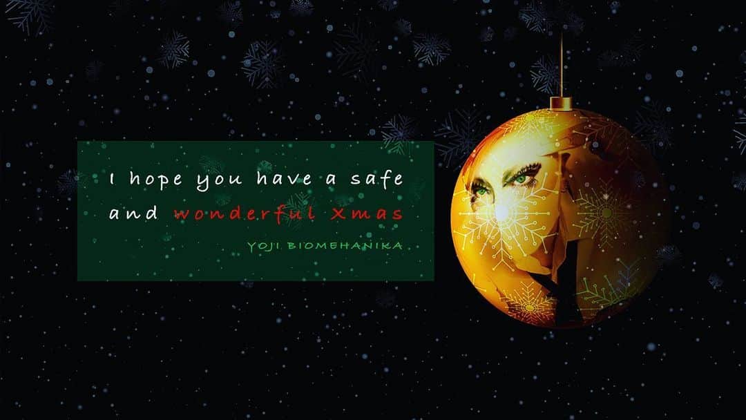 YOJI BIOMEHANIKAのインスタグラム：「Merry Christmas」