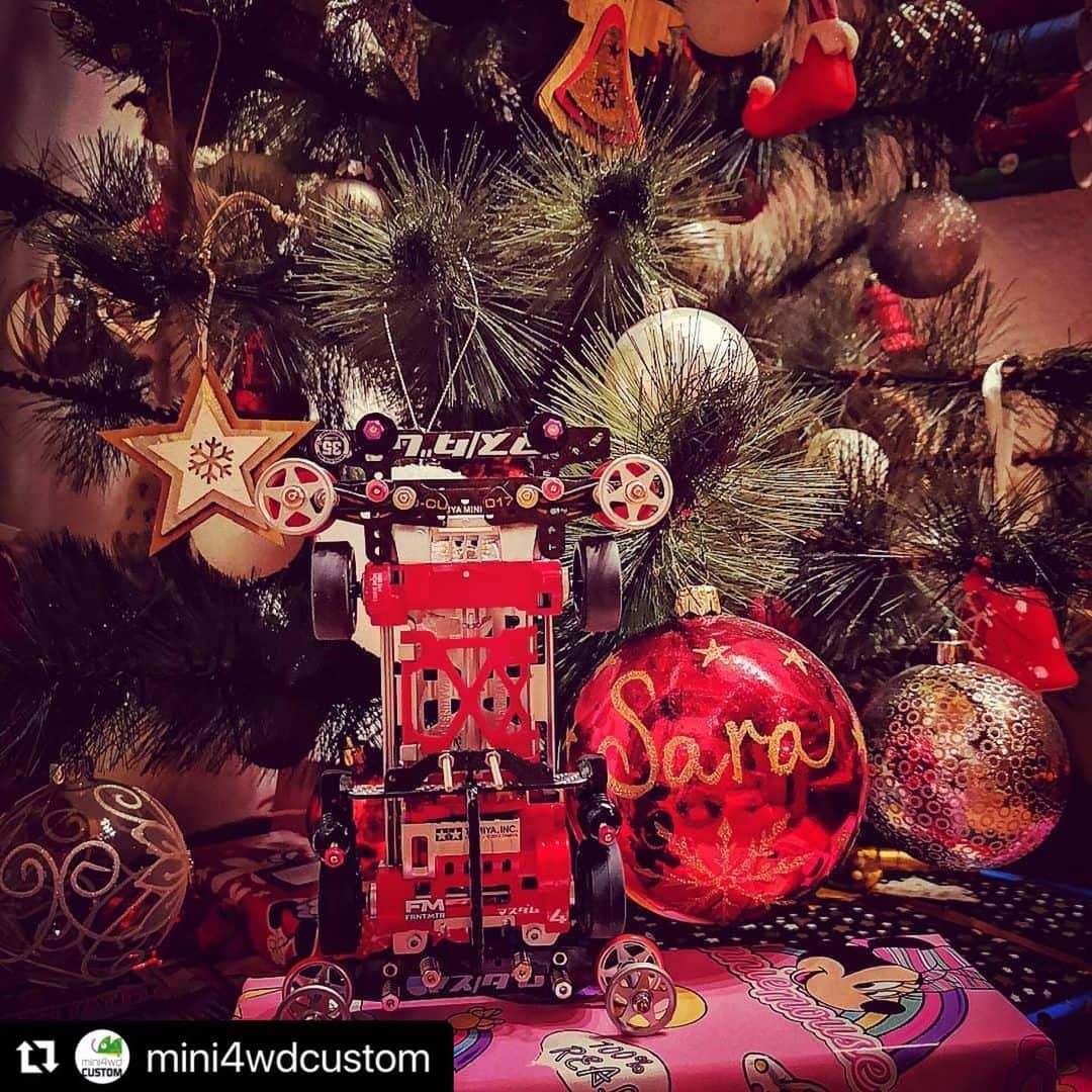 ミニ四駆さんのインスタグラム写真 - (ミニ四駆Instagram)「#Repost @mini4wdcustom with @make_repost ・・・ Many wishes for a happy Christmas 🎄🎅🏼  #tamiyaindonesia #t4workstokyo #plamodel #modelkit #goseiba #toys #hobby #tamiyajakarta #massdamperjp #tamiyaoriginal  #hobbyshop #toygroup #custom #modellismo #scale #scalemodels #art #modeling #scalemodel #modello #tamiyaitalia #mini4wd #mini4wditalia #tamiyamini4wd #mini4wditaly #ミニ四駆 #Instagram  #mini4wdphilippines #tamiya」12月25日 15時45分 - tamiya_mini4wd