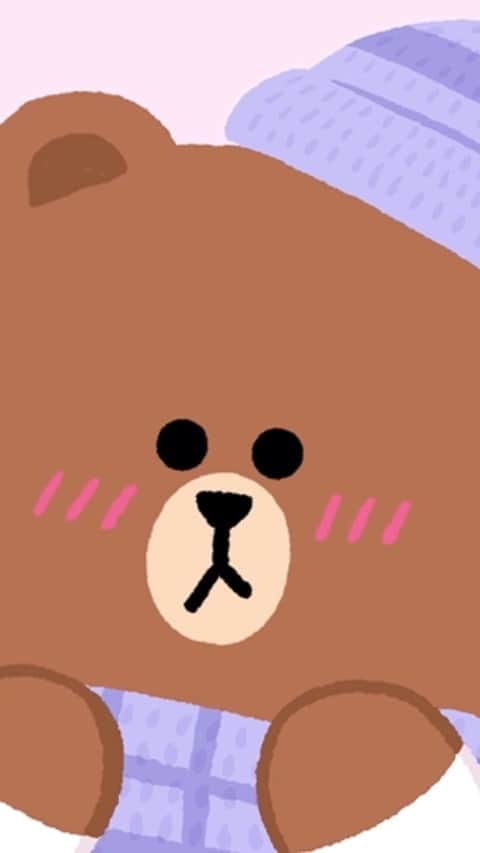 LINE FRIENDS_JPのインスタグラム：「誰の手に届くのかな？ #ラブラブ  #ブラウン #コニー #冬 #フリーマーケット #ハンドメイド #LINEFRIENDS」