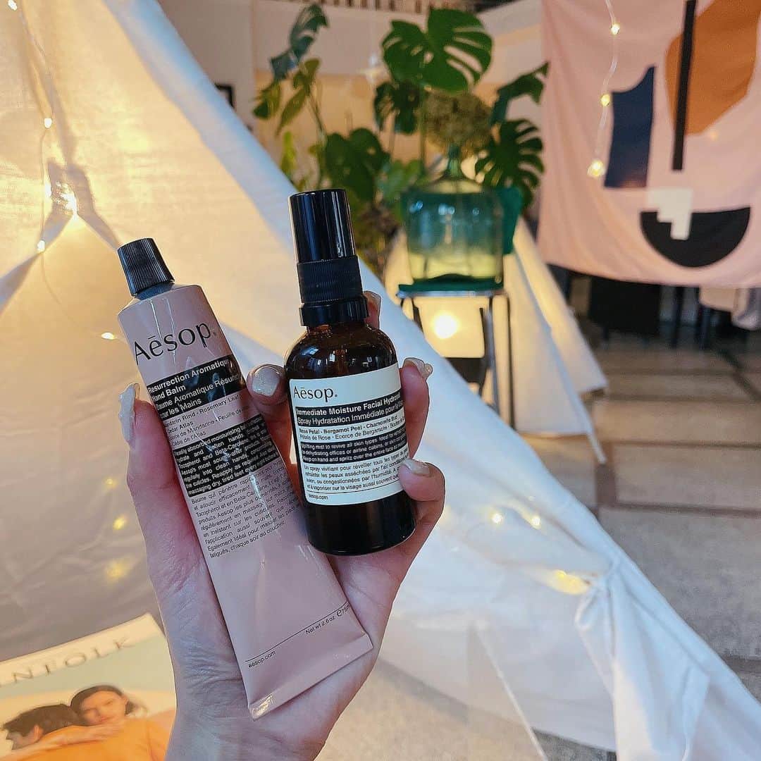 WAKAKOのインスタグラム：「#aesop 冬の必須アイテム💡保湿大事♥️ . . . #aesophandcream#保湿ケア #福島カフェ#イマスカフェ#韓国カフェ」